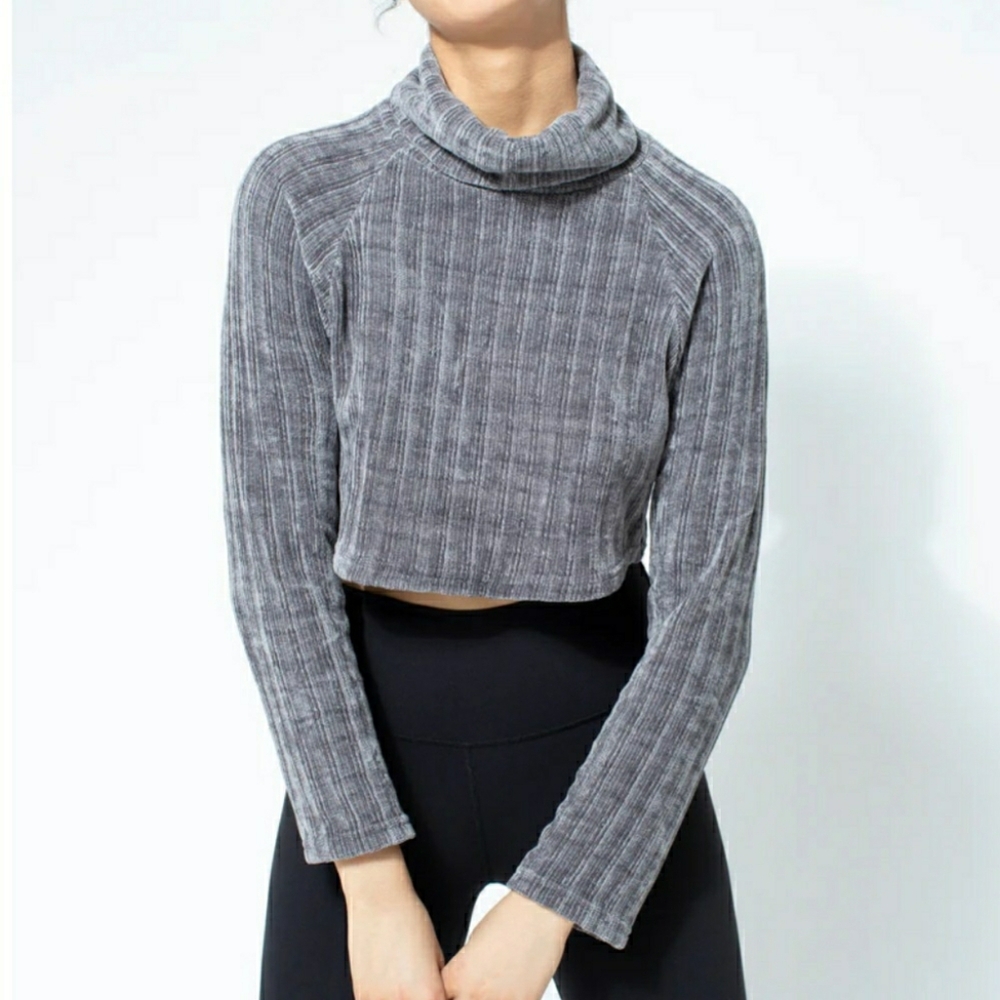 Altar'd State Plush Ribbed Sweater Sz XS